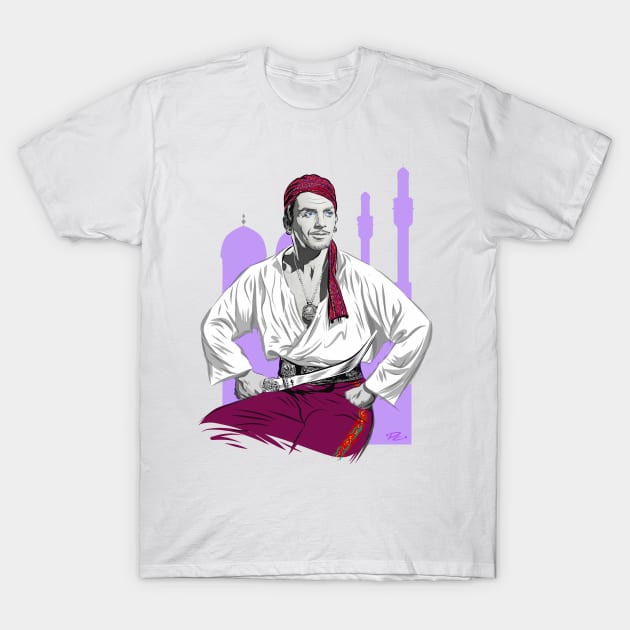 Douglas Fairbanks - An illustration by Paul Cemmick T-Shirt by PLAYDIGITAL2020